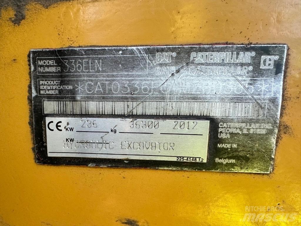 CAT 336 ELN Pásová rýpadla