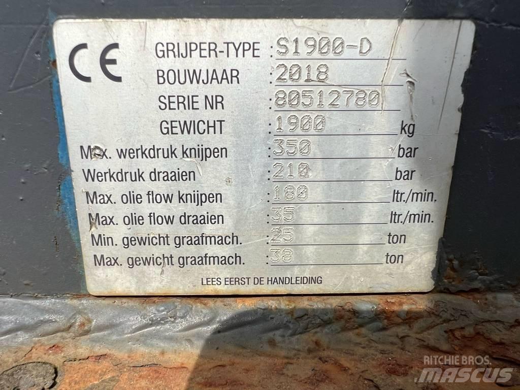 Dehaco S1900-D Klešťové drapáky