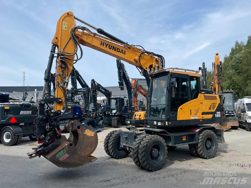 Hyundai HW140 Kolová rýpadla