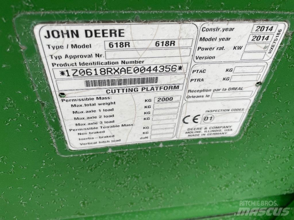 John Deere W 540 Sklízecí mlátičky