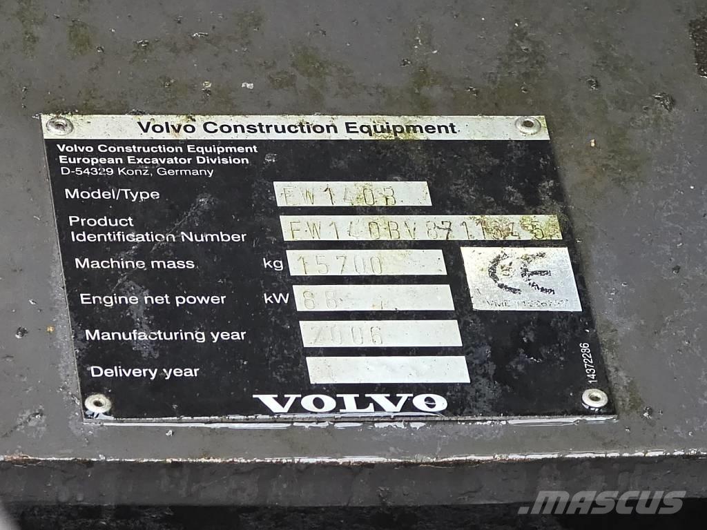 Volvo EW 140 B Kolová rýpadla