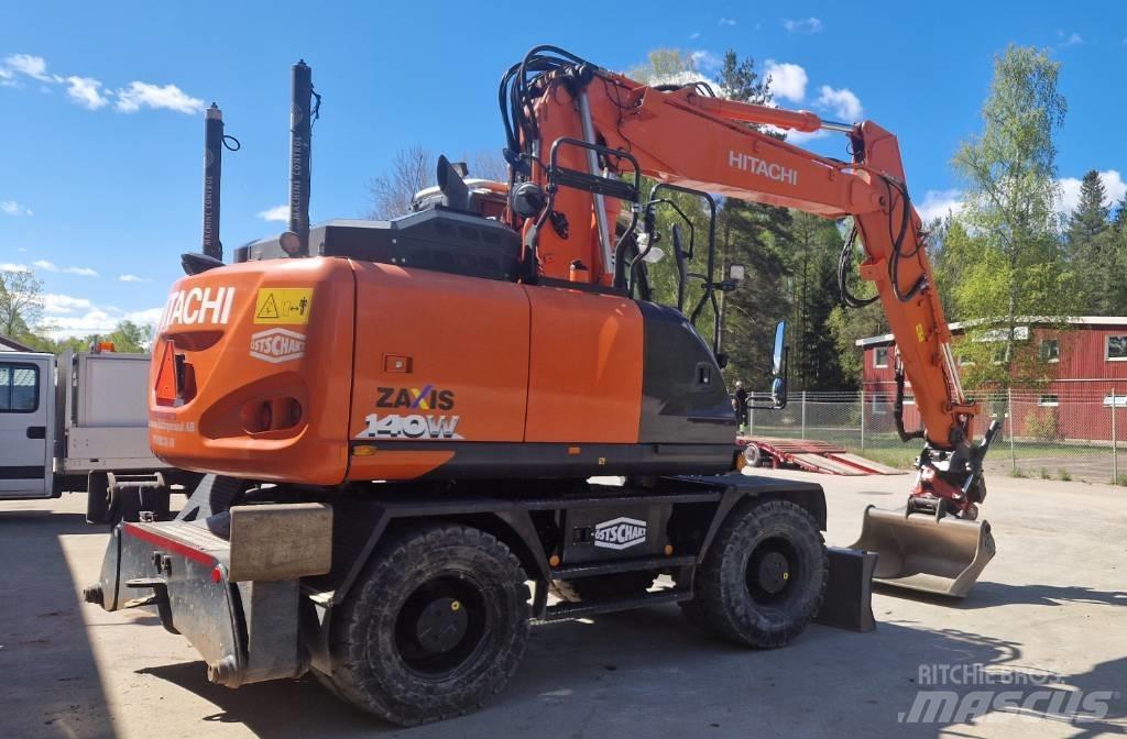 Hitachi ZX 140 W-6 Kolová rýpadla