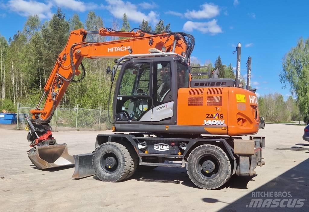 Hitachi ZX 140 W-6 Kolová rýpadla