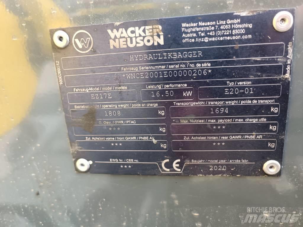 Wacker Neuson EZ17e Pásová rýpadla