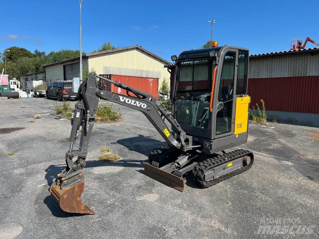 Volvo EC 18 E Mini rýpadla < 7t