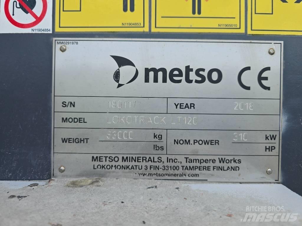 Metso LT 120 Mobilní drtiče