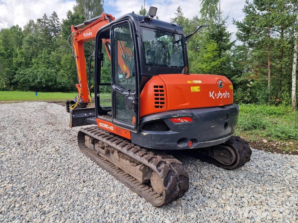 Kubota KX 080-4 Midi rýpadla 7t - 12t