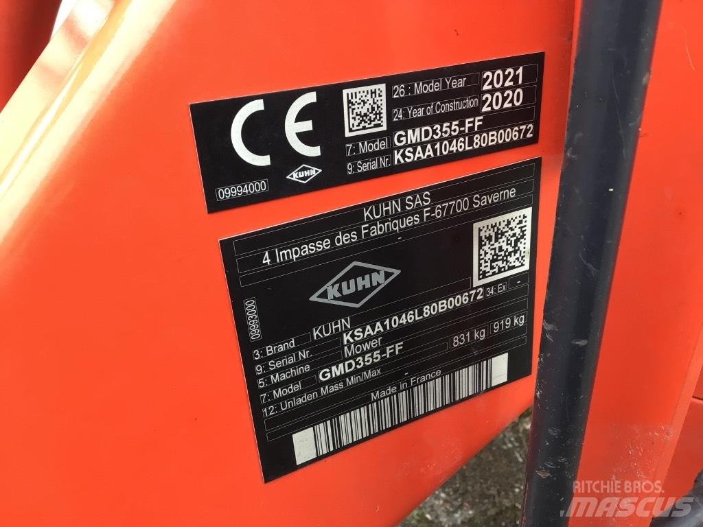 Kuhn GMD 355 Žací stroje