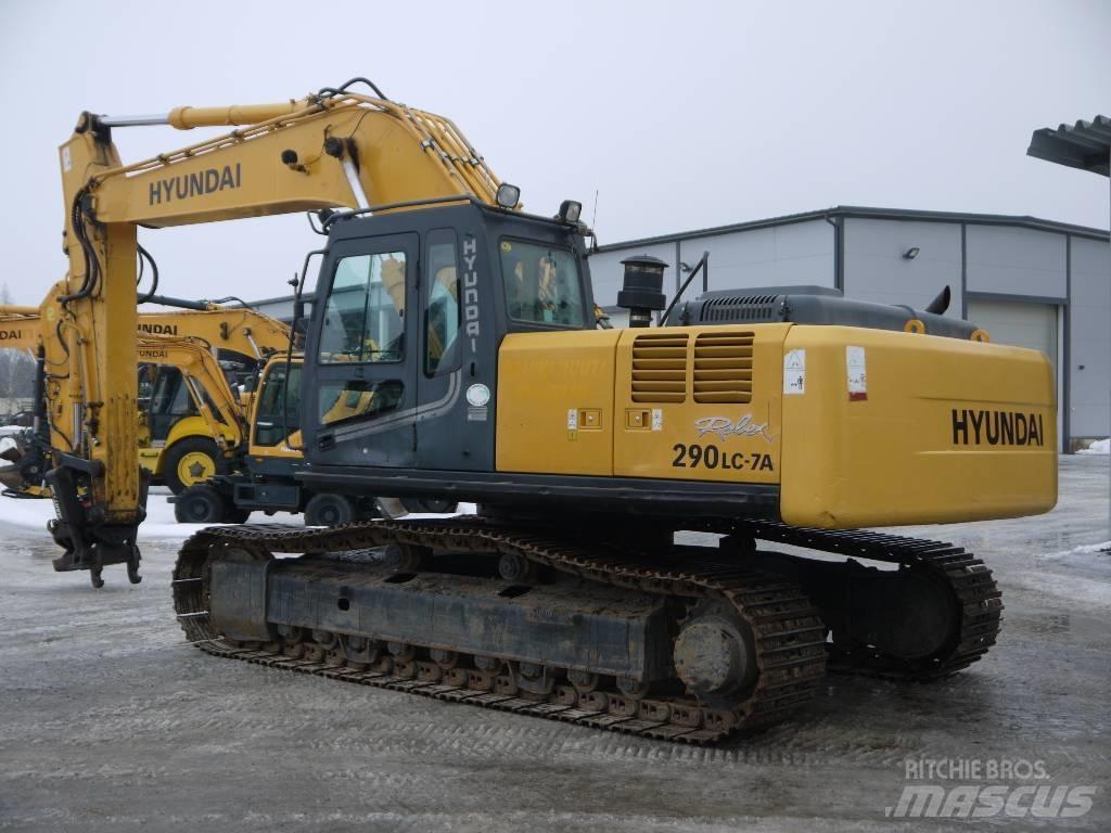 Hyundai R 290 LC-7A Pásová rýpadla