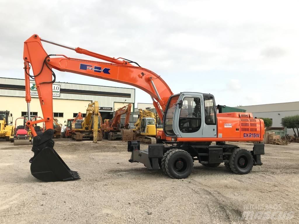 Fiat-Kobelco EX215W Kolová rýpadla