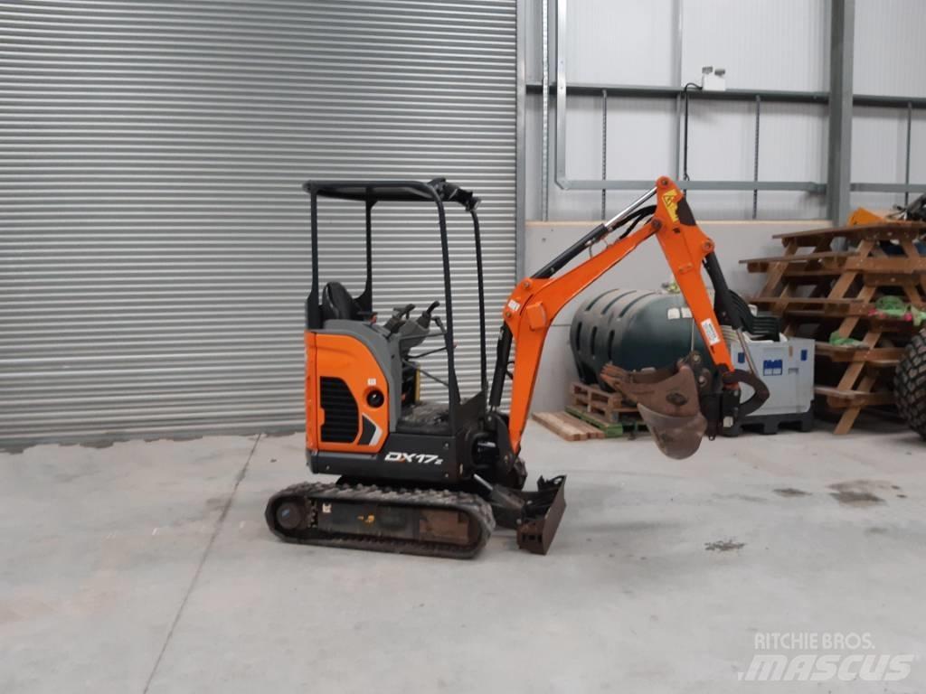 Doosan DX17Z Mini rýpadla < 7t