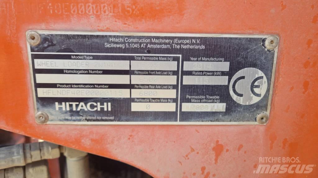 Hitachi ZW 140 Kolové nakladače