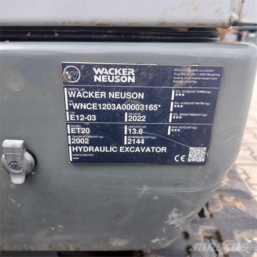 Wacker Neuson ET20 Pásová rýpadla