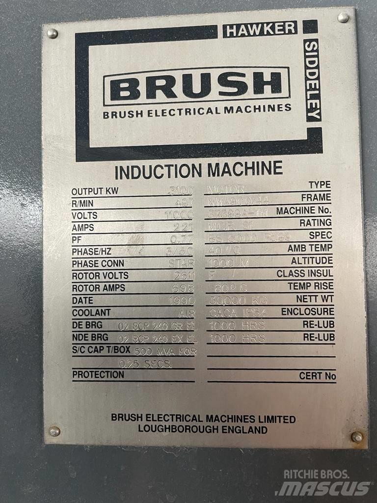  Brush 3100kW Motor Motory a jiné součásti