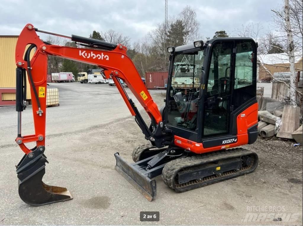 Kubota KX 027 Mini rýpadla < 7t