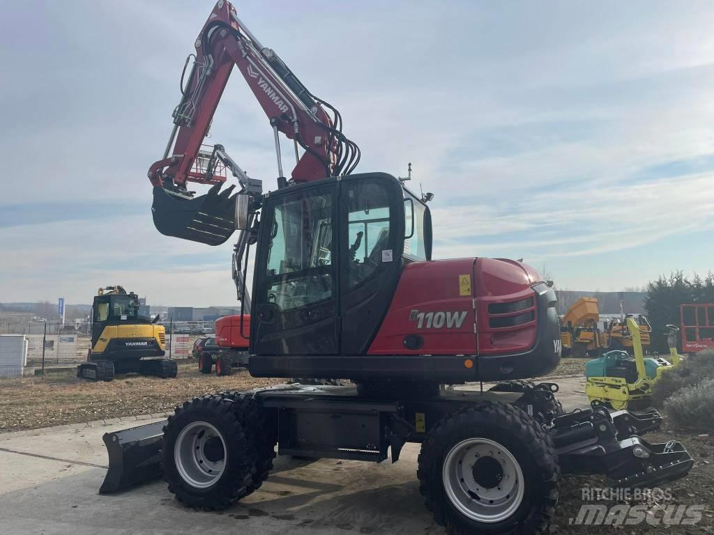 Yanmar B110W Kolová rýpadla