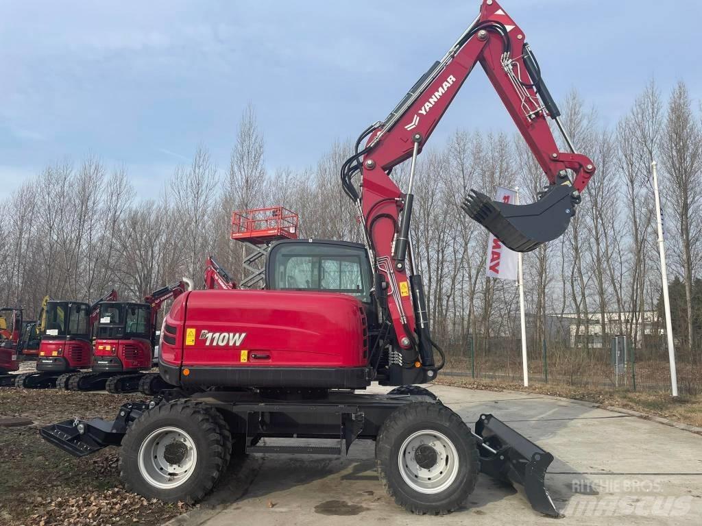 Yanmar B110W Kolová rýpadla