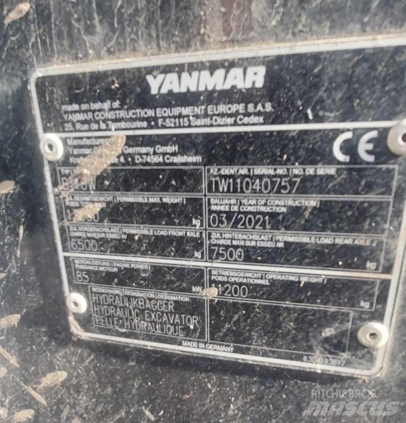 Yanmar B 110 W Kolová rýpadla