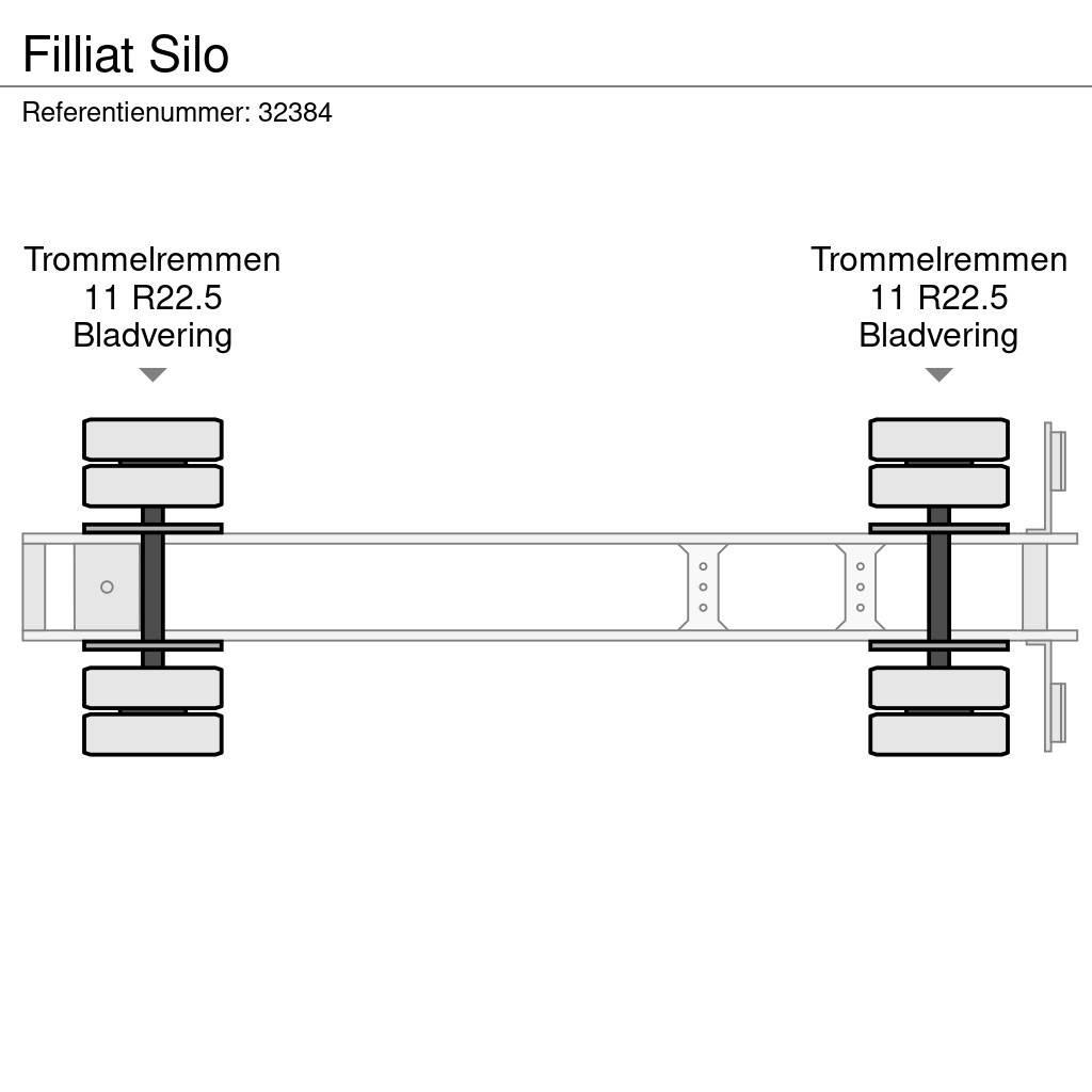  FILLIAT Silo Cisternové návěsy