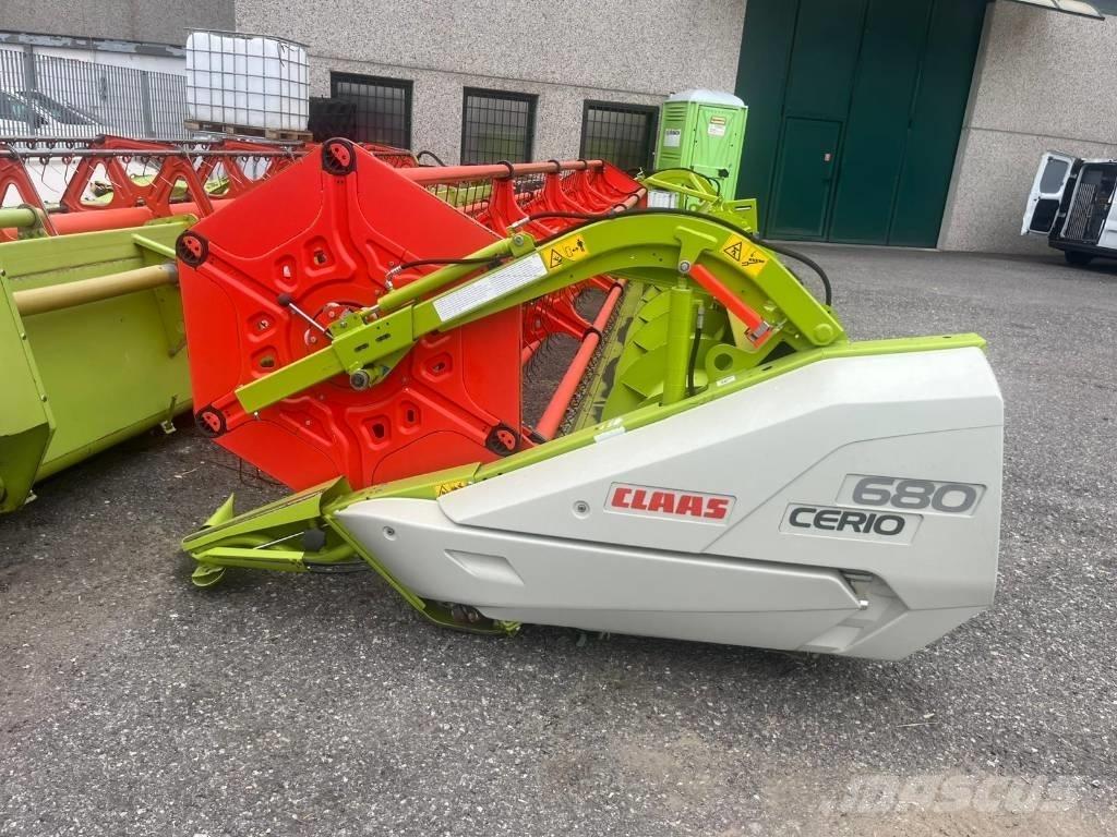 CLAAS CERIO 680 Kombajnové hlavice