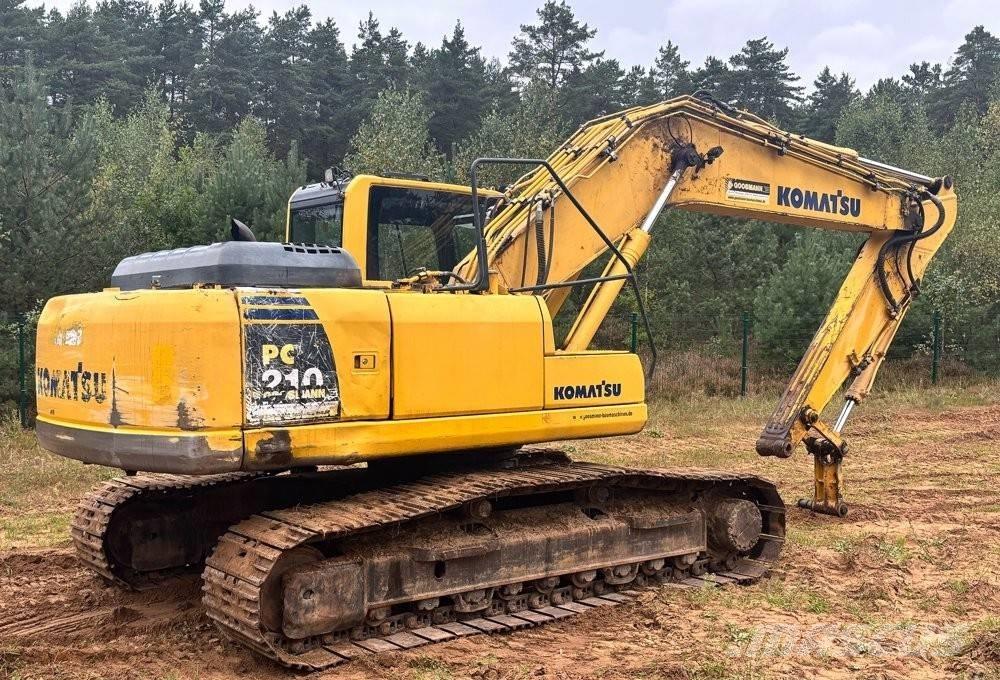 Komatsu PC 210 LC Pásová rýpadla