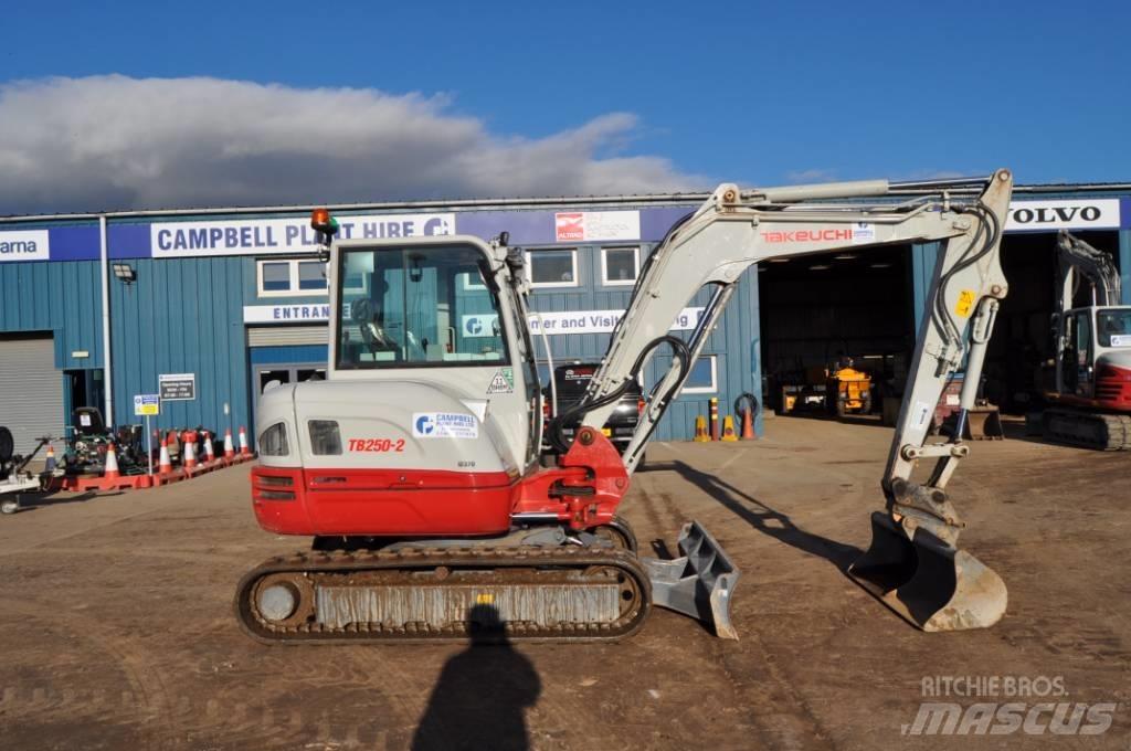 Takeuchi TB 250-2 Mini rýpadla < 7t