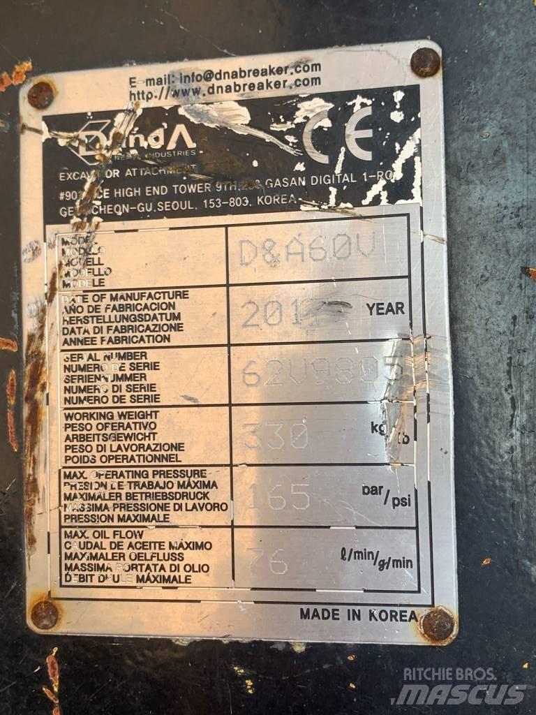  D&A 60V Bourací kladiva / Sbíječky