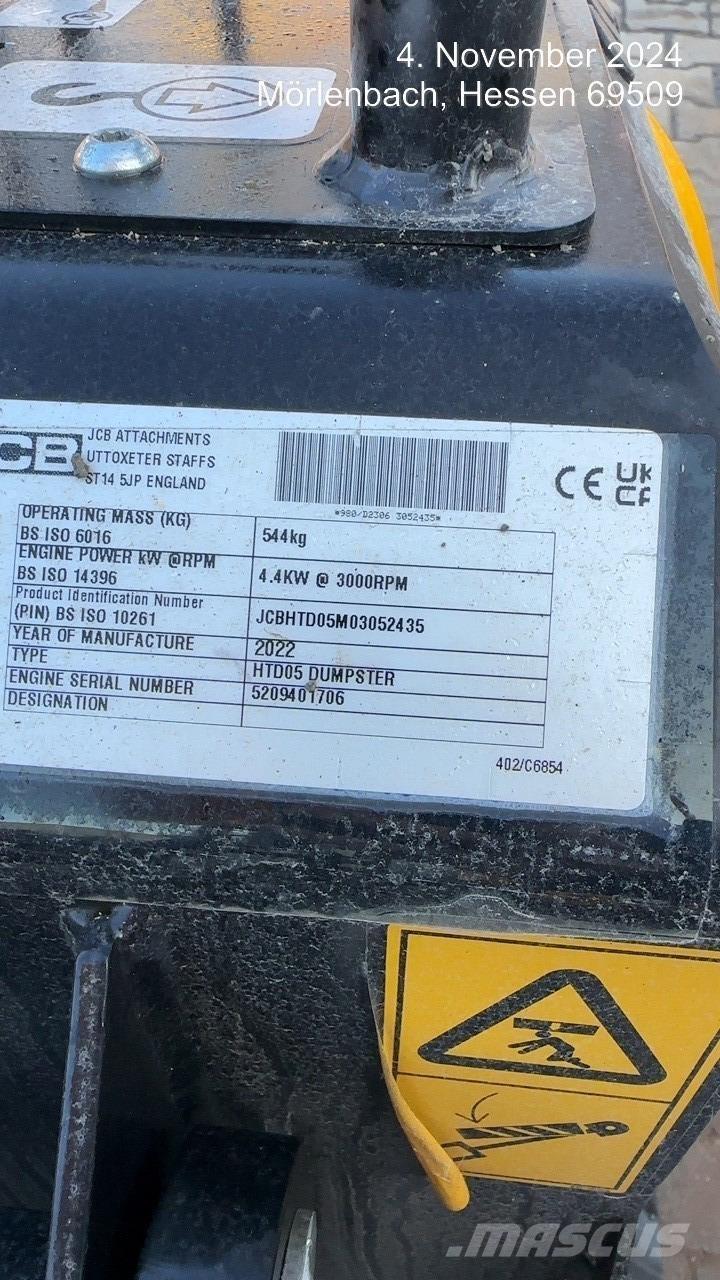 JCB HTD5 Vyklápěcí dempry