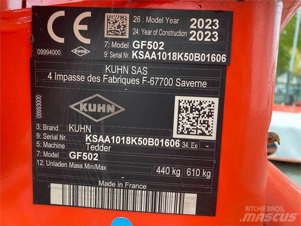 Kuhn GF 502 Obraceče a shrabovače sena