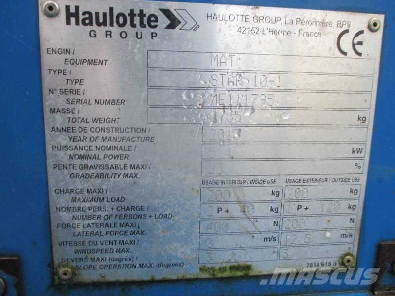 Haulotte Star 10 Vertikální sloupové výtahy