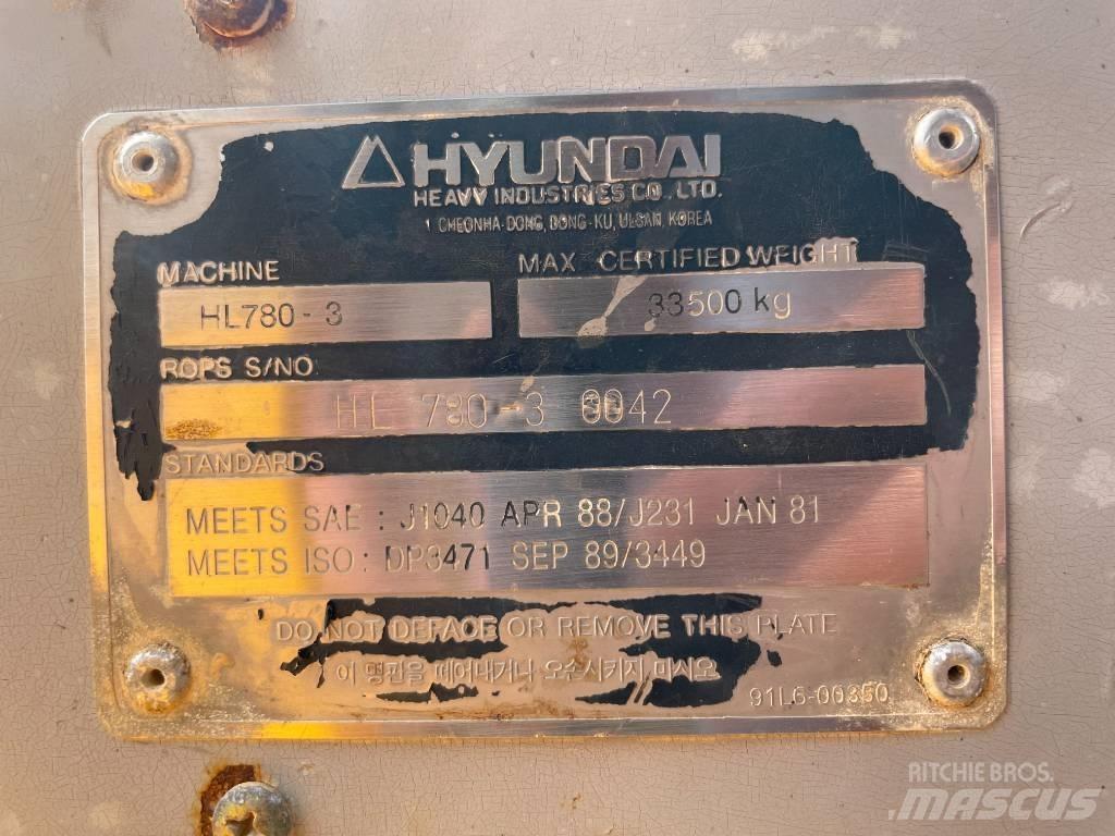 Hyundai HL 780-3 A Kolové nakladače