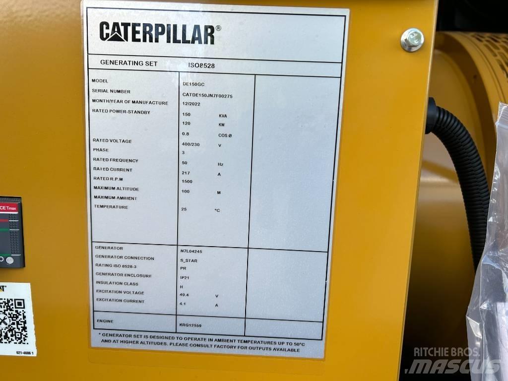CAT DE 150 Naftové generátory