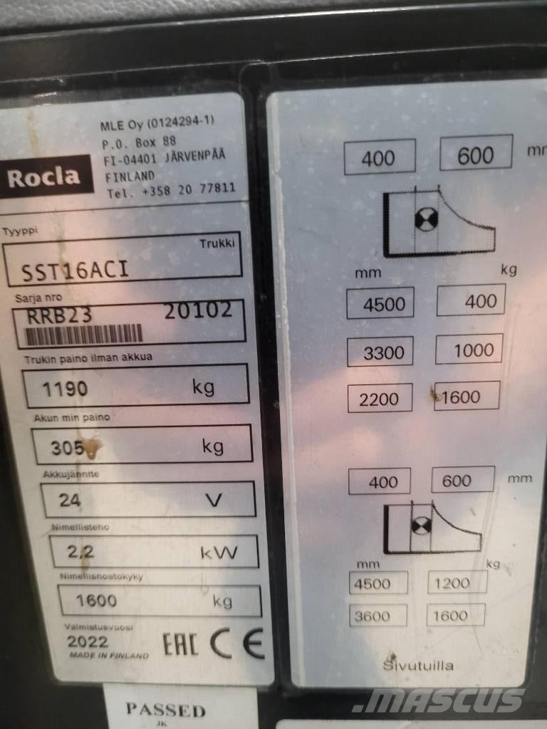 Rocla SST 16 ACI Samohybné vozíky