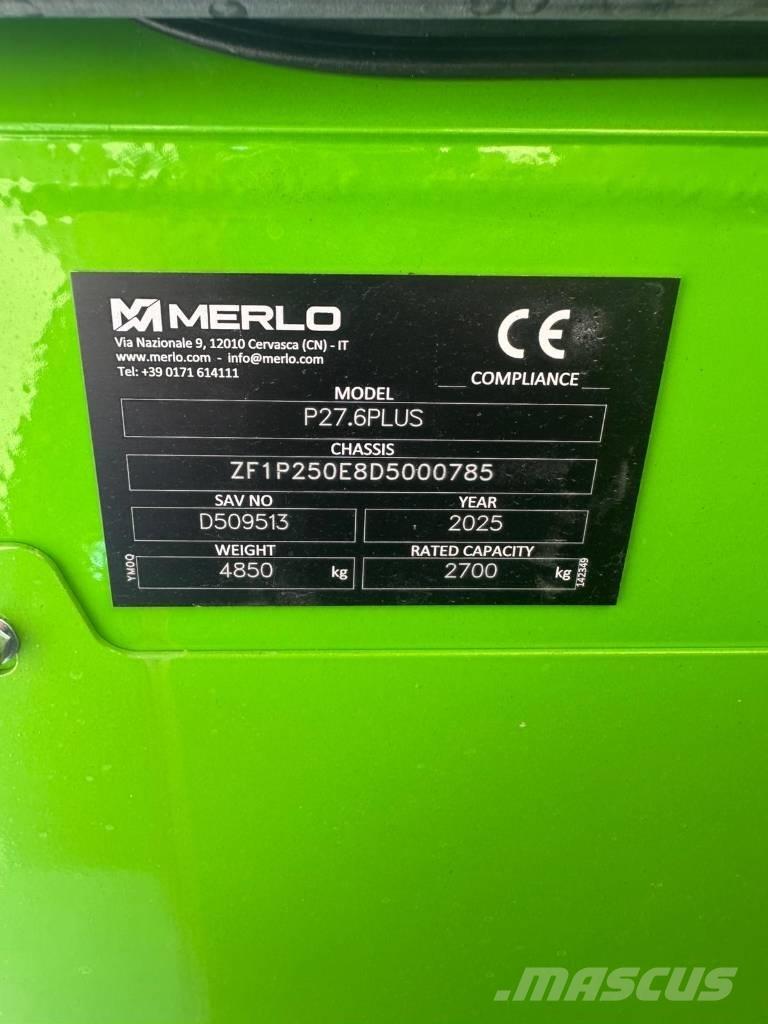 Merlo P 27.6 Plus Teleskopické manipulátory
