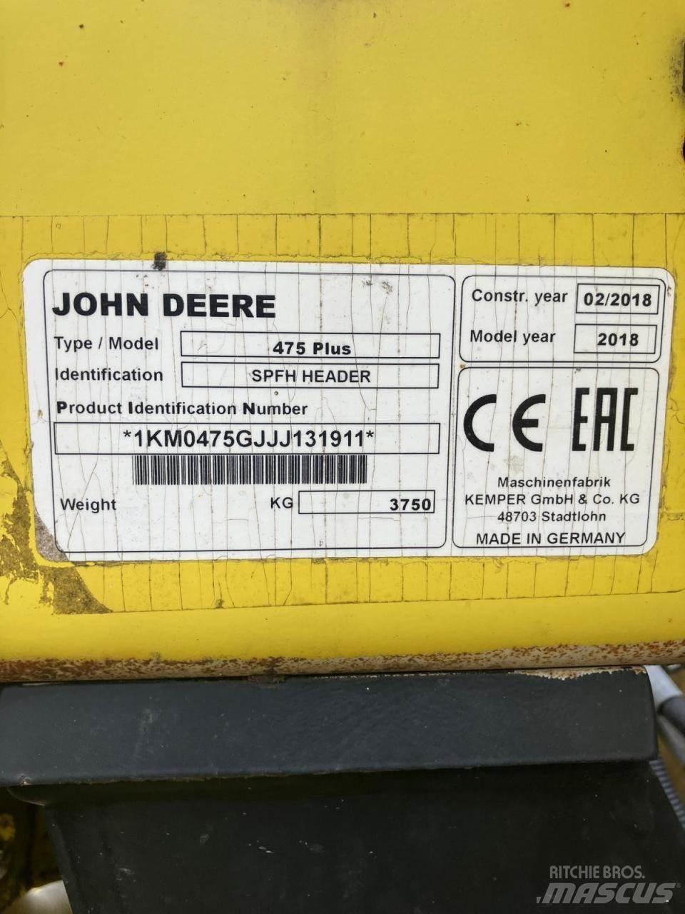 John Deere 8500 Samojízdné sekačky