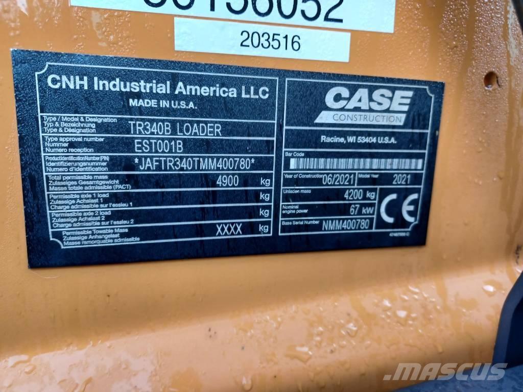 CASE TR 340 Smykem řízené nakladače