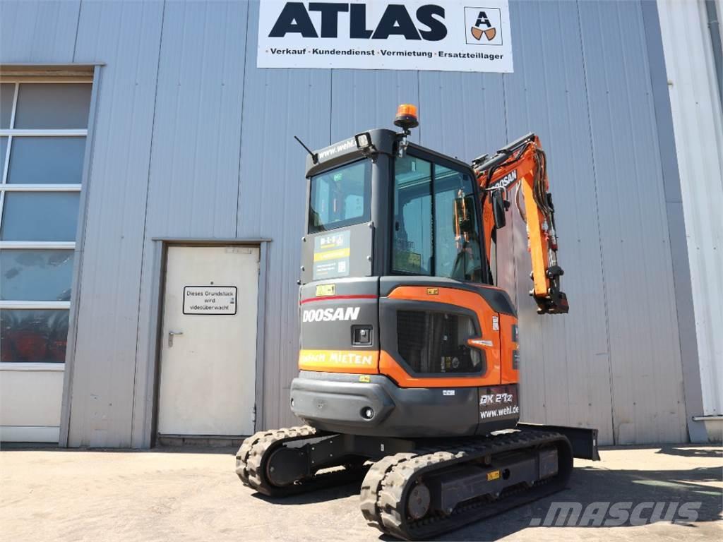 Doosan DX27Z-7 Mini rýpadla < 7t