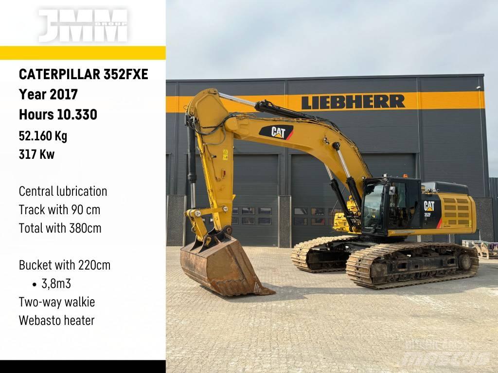 CAT 352 FXE Pásová rýpadla