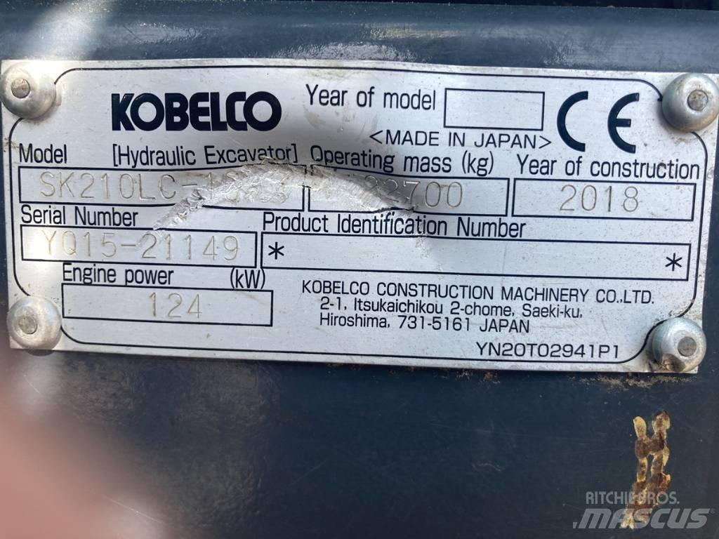 Kobelco SK 210 LC-10 Pásová rýpadla
