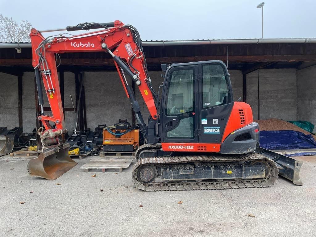 Kubota KX 080-4a2 Midi rýpadla 7t - 12t