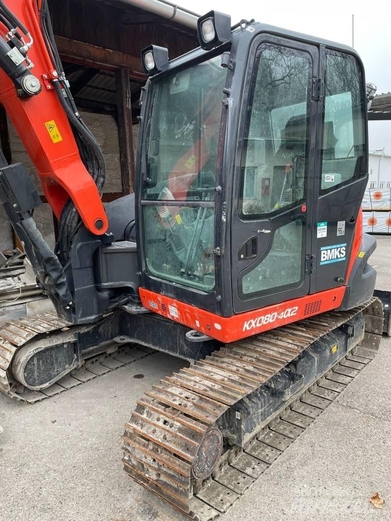 Kubota KX 080-4a2 Midi rýpadla 7t - 12t