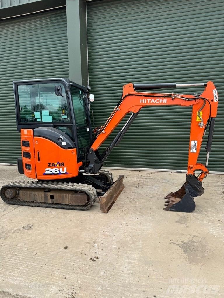 Hitachi 26U-6 CR Mini rýpadla < 7t