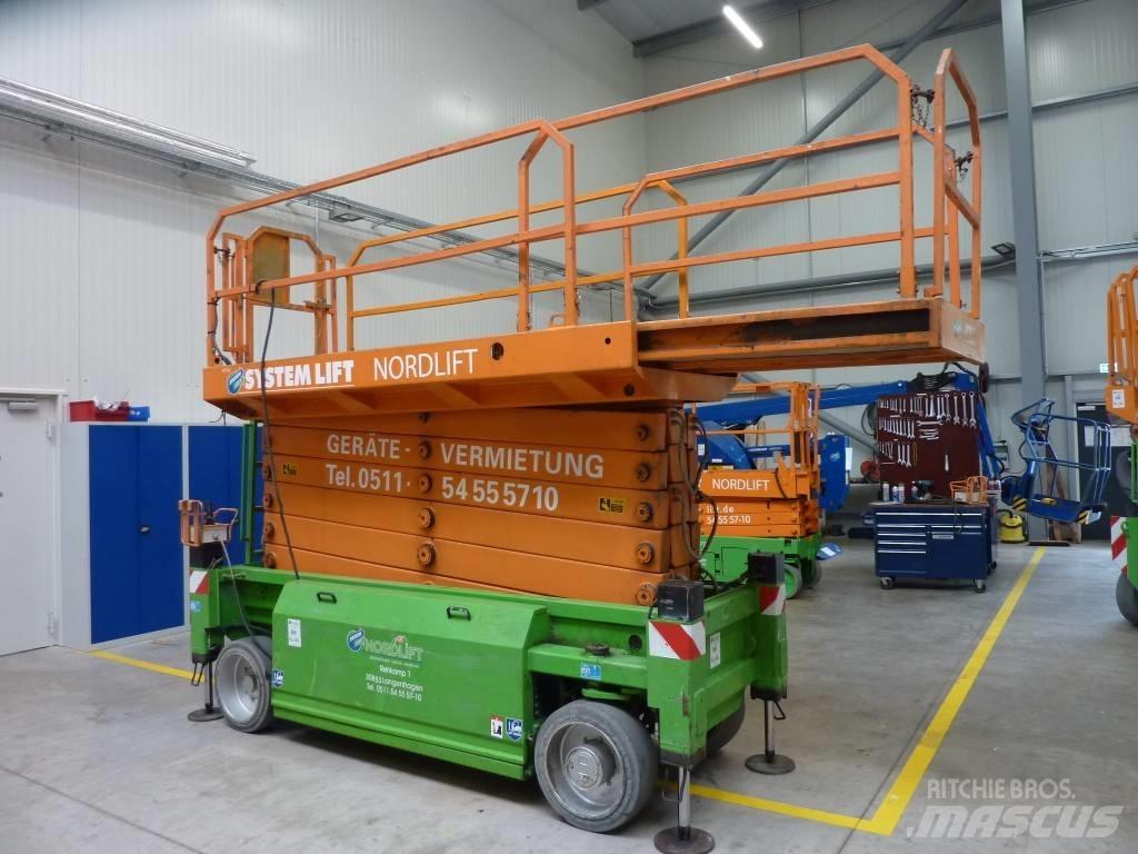 HAB S 175 12 E2WD Nůžková zvedací plošina