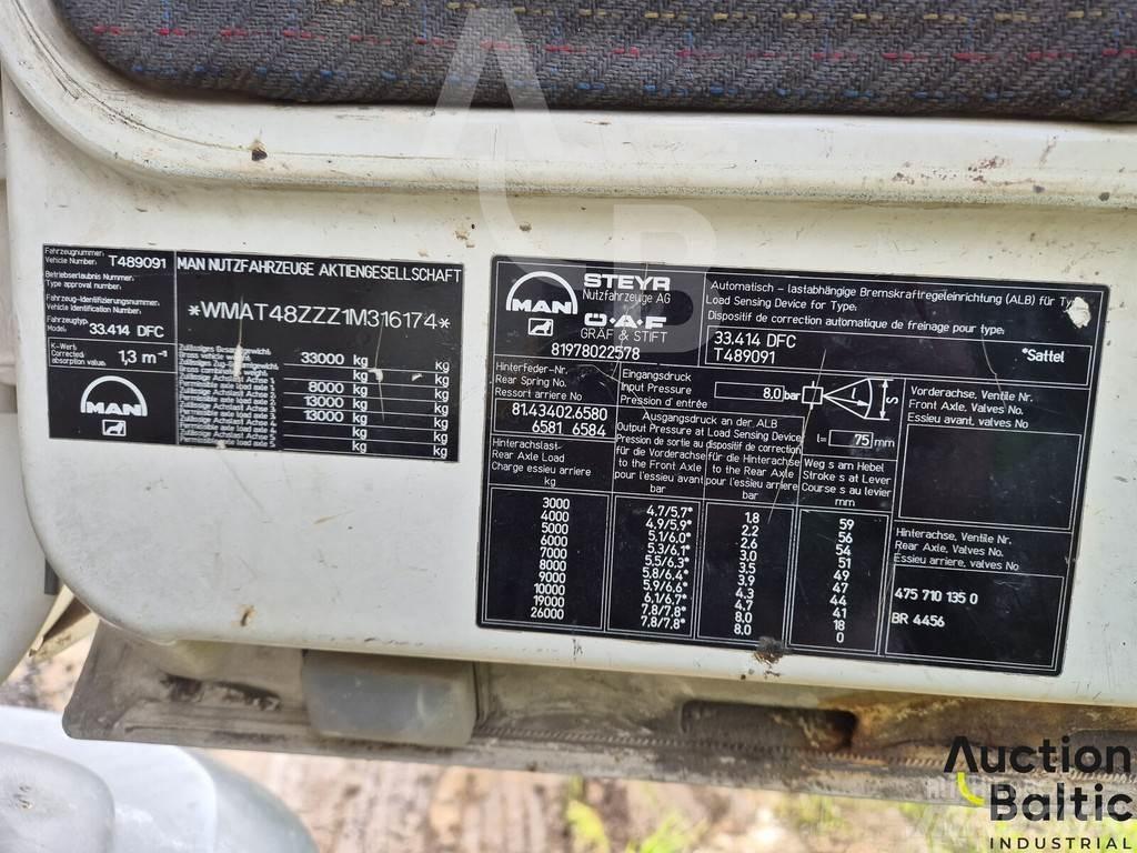 MAN 33.414 DFC Sklápěče