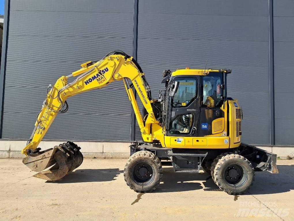 Komatsu PW98MR-11E0 Kolová rýpadla