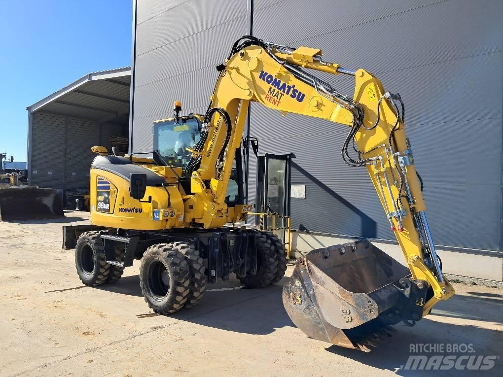 Komatsu PW98MR-11E0 Kolová rýpadla