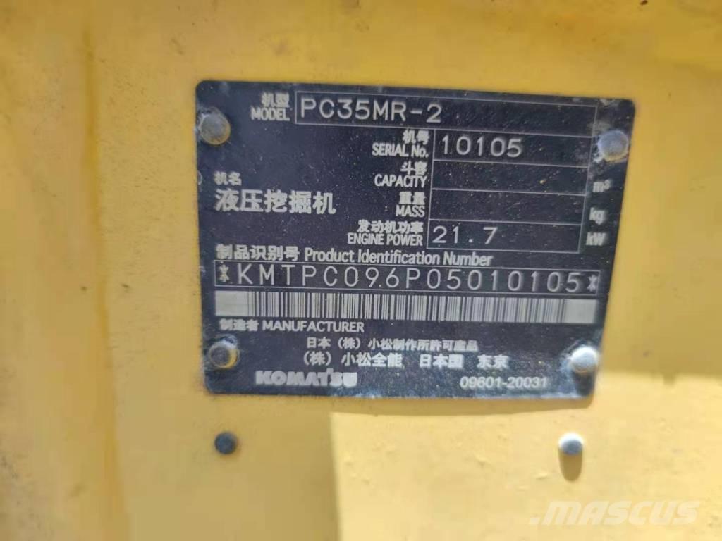 Komatsu PC 35 MR Mini rýpadla < 7t