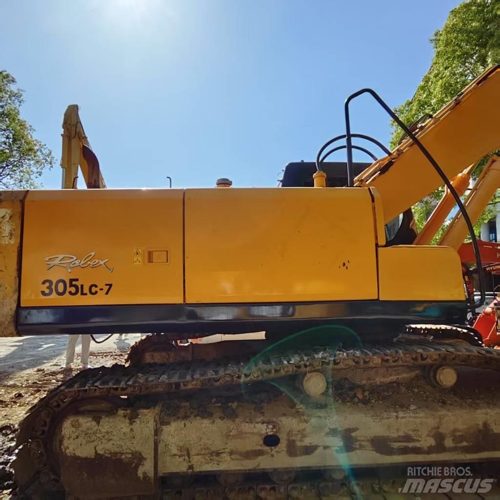 Hyundai R305-7 Pásová rýpadla