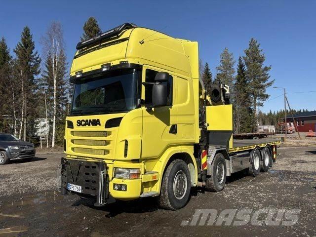 Scania R164G 8*4 Autojeřáby, hydraulické ruky