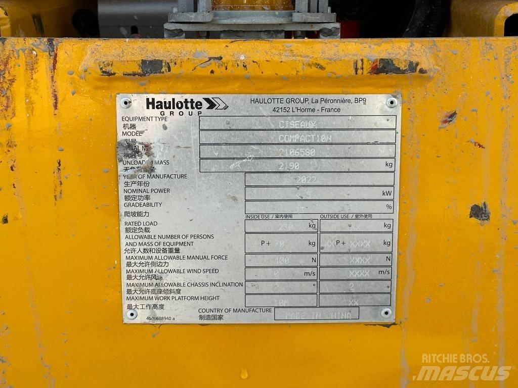 Haulotte COMPACT 10N Nůžková zvedací plošina